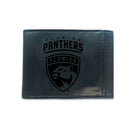 Front Pocket Wallet w/ RFID Blocking, Florida Panthers, Black