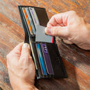 Toronto Maple Leafs Black Bi-Fold Embroidered Wallet w/ RFID Blocking