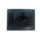 Front Pocket Wallet w/ RFID Blocking, Vancouver Canucks, Black