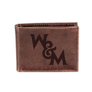 William & Mary, Bi-Fold Wallet, Brown, CH, 100% Genuine Leather