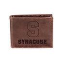Syracuse, Bi-Fold Wallet, Brown, CH, 100% Genuine Leather