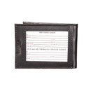 Front Pocket Wallet w/ RFID Blocking, University of Miami, Black