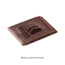 Front Pocket Wallet w/ RFID Blocking, University of Montana, Brown