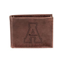 Appalachian State University, Bi-Fold Wallet, Brown, CH, 100% Genuine Leather