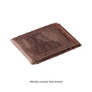 Front Pocket Wallet w/ RFID Blocking, Appalachian State, Brown