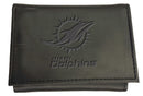 Miami Dolphins, Tri-Fold Wallet, Black