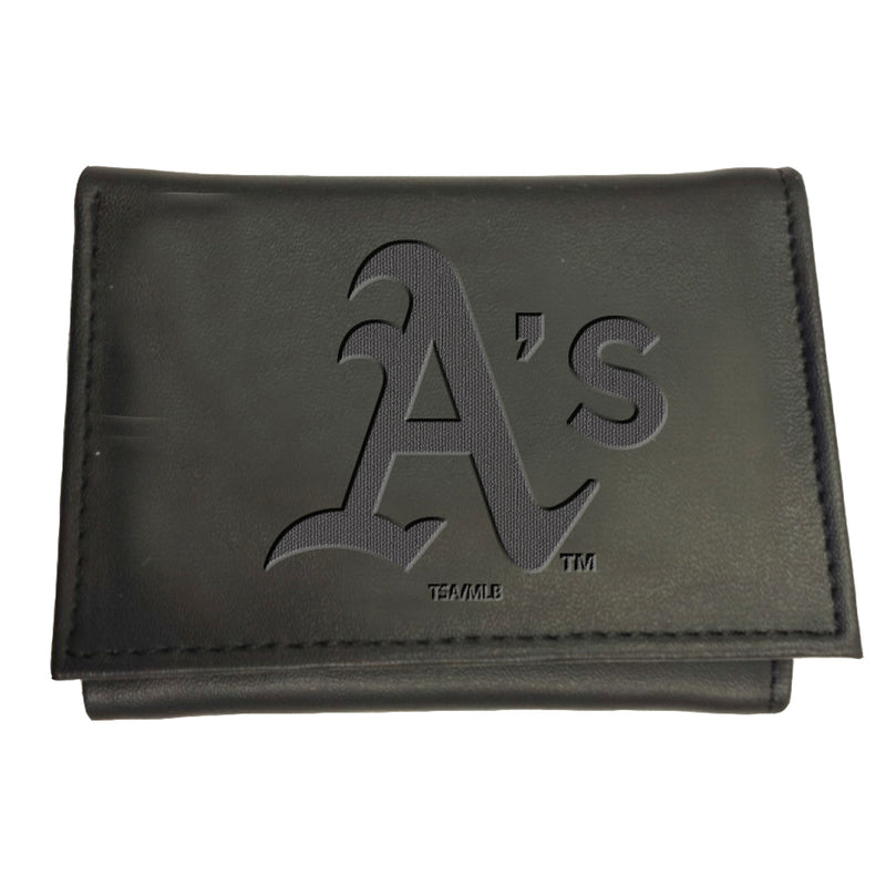 Oakland A's Tri-Fold Wallet Black