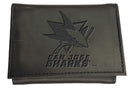 San Jose Sharks, Tri-Fold Wallet, Black