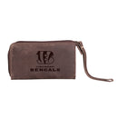 Wristlet Wallet, Brown, Cincinnati Bengals