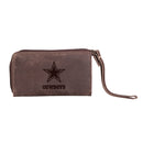 Wristlet Wallet, Brown, Dallas Cowboys