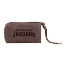 Wristlet Wallet, Brown, Jacksonville Jaguars