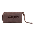 Wristlet Wallet, Brown, New England Patriots
