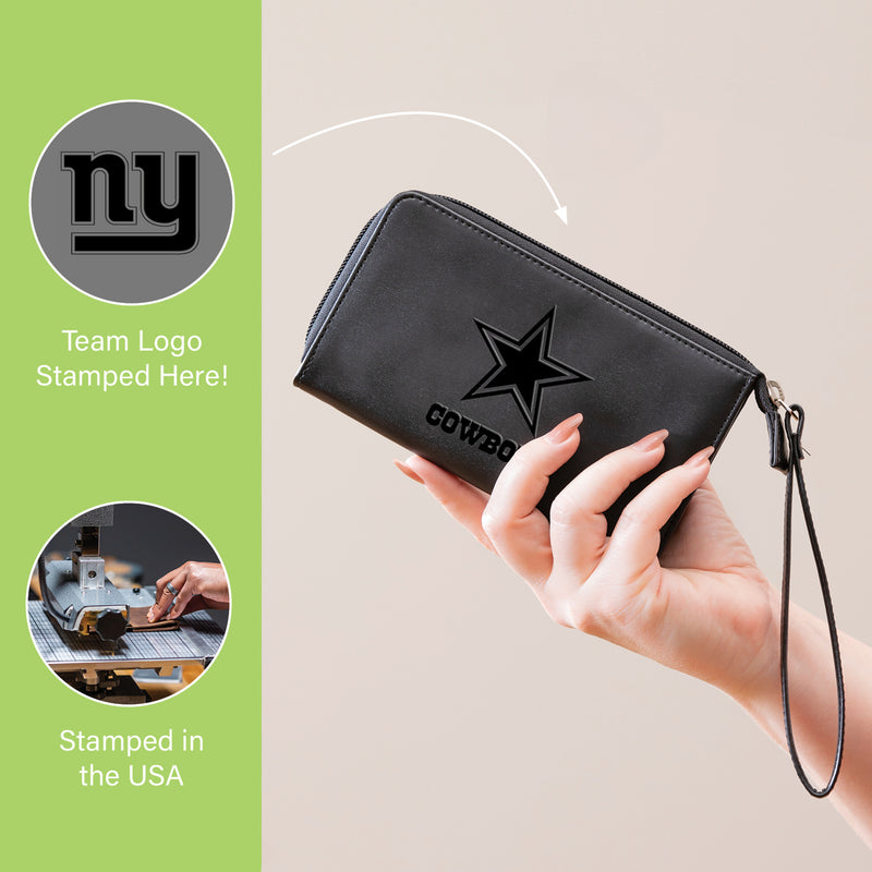 Wristlet Wallet, Black, New York Giants