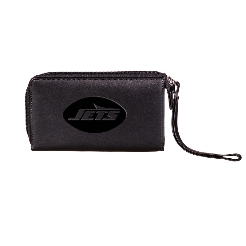 Wristlet Wallet, Black, New York Jets