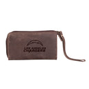 Wristlet Wallet, Brown, Los Angeles Chargers