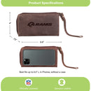 Wristlet Wallet, Brown, Los Angeles Rams