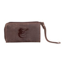 Baltimore Orioles Wristlet Wallet Brown