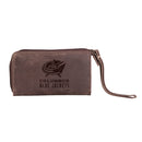 Wristlet Wallet, Brown, Columbus Blue Jackets