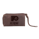 Wristlet Wallet, Brown, Philadelphia Flyers