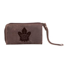 Wristlet Wallet, Brown, Toronto Maple Leafs