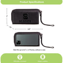 Wristlet Wallet, Black, North Carolina State University