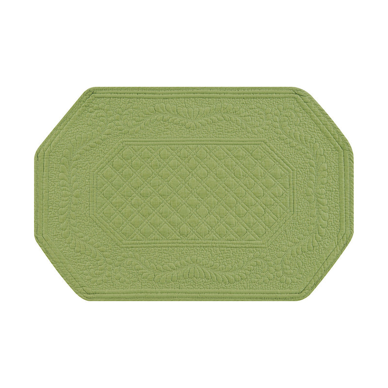 Green Octagonal Placemat