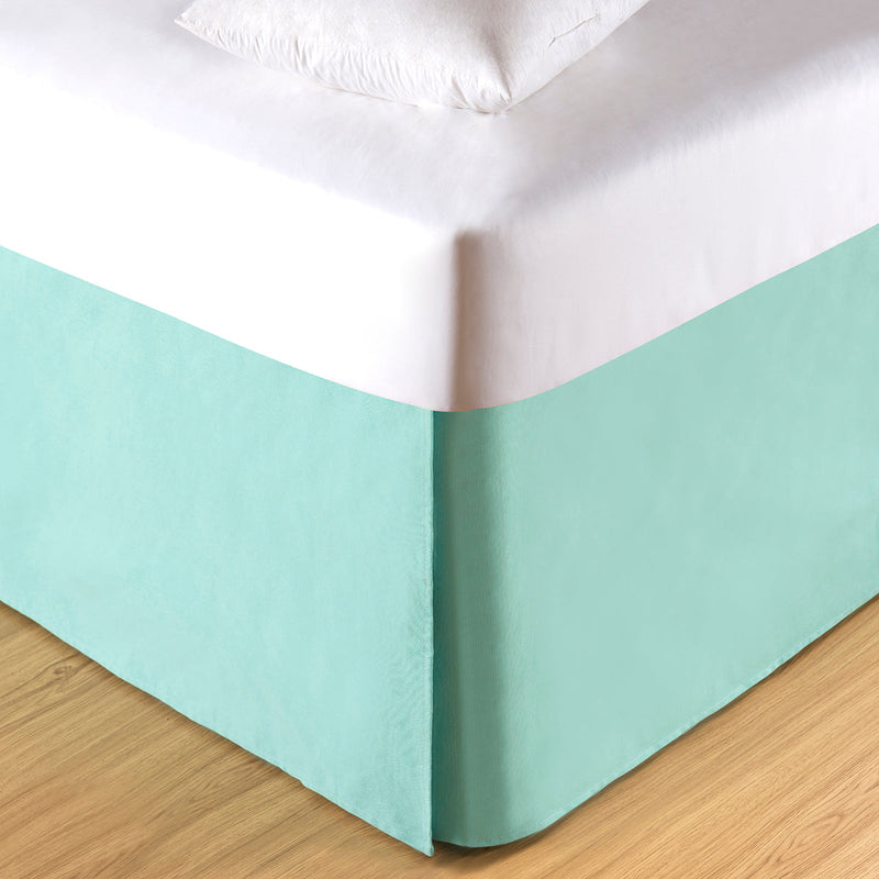 Aqua King Bed Skirt