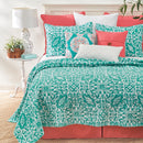 Madison Aqua F/Q Quilt Set