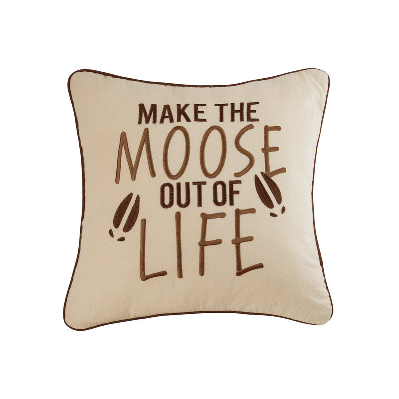 Moose Out of Life Pillow