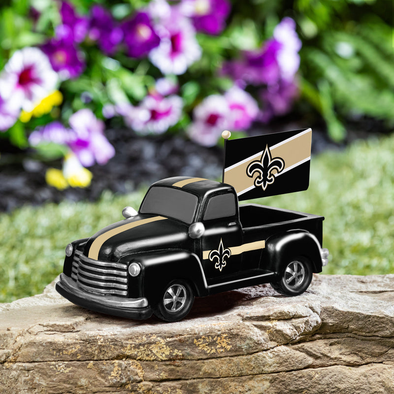 New Orleans Saints Rally Truck Statue