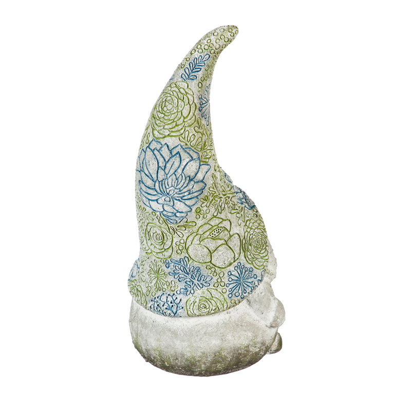 14"H Succulent Gnome Garden Statuary,84g2765