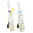 42"H Spring Rabbit Porch Leaner, 2 Asst.