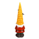 13"H Terracotta Honeycomb Gnome,84g3237