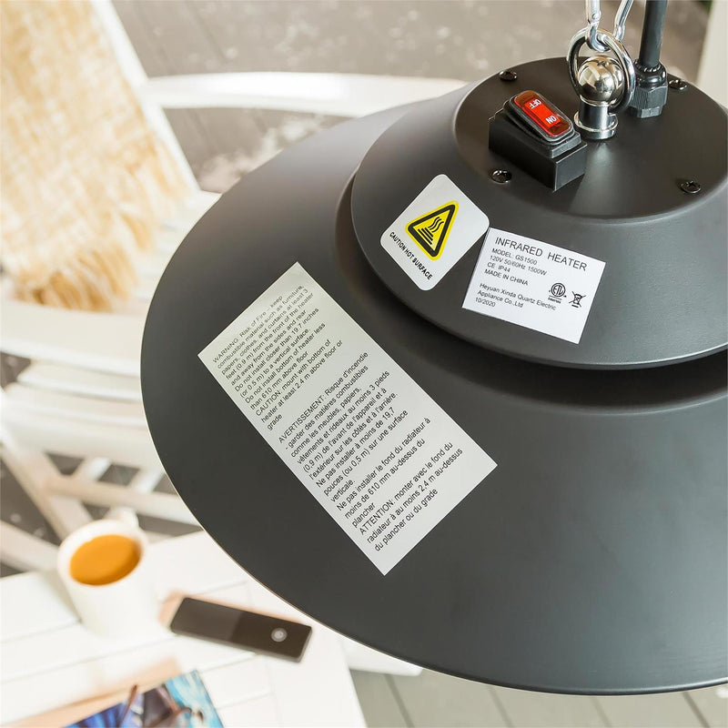 Outdoor Lamp & Lighting, LED Lantern, Hanging Halogen Lamp, 17"L