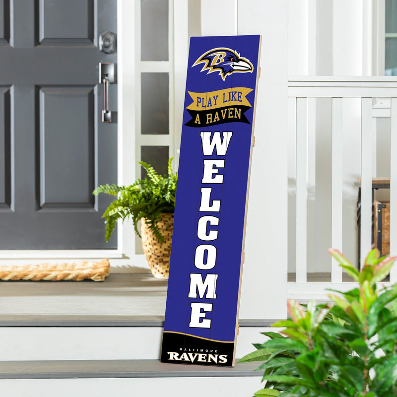Baltimore Ravens Large Single Sided Leaner, 46"
