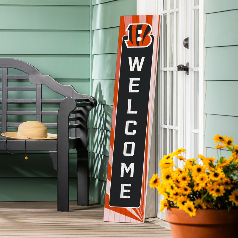 Cincinnati Bengals Summer Seasonal Single Sided Large Leaner, 46"