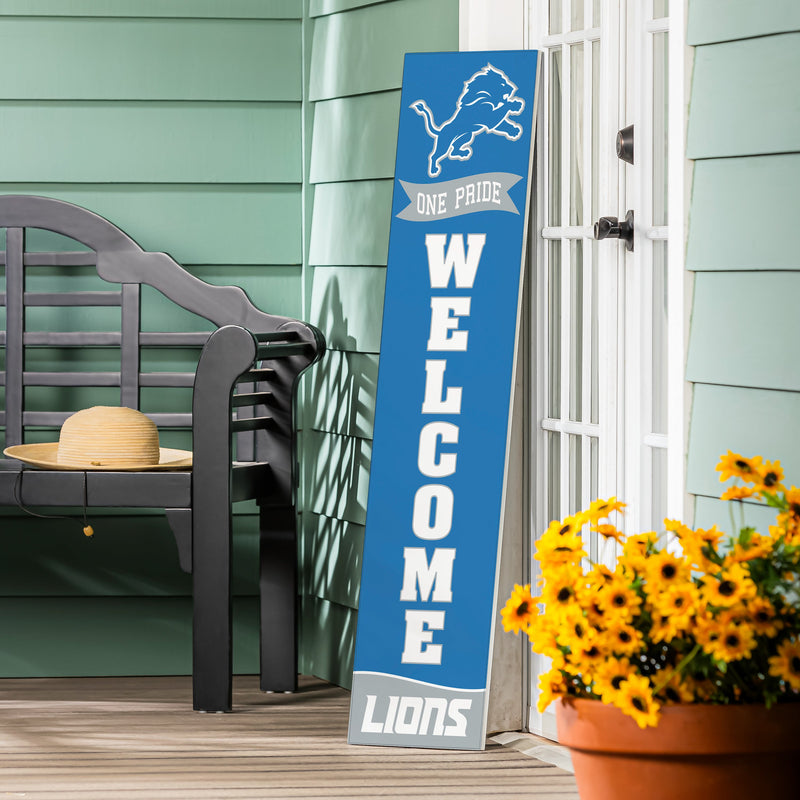 Detroit Lions Large Single Sided Leaner, 46"