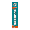 Miami Dolphins Large Single Sided Leaner, 46"