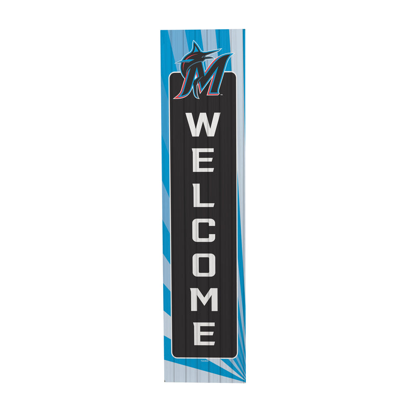 Miami Marlins, Summer Seasonal Leaner, 46" Single Sided