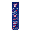 Washington Nationals, Spring Seasonal Leaner, 46" Double Sided
