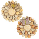 Dragonfly & Butterfly Rock Garden Stones , 2 Asst