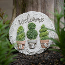 Topiary Garden Stone, Welcome