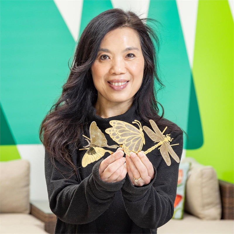 Garden of Wonder Plant Support & Accessories, Metal, Plant Accessory Sheet, Flying Friends