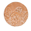 Terracotta Floral Round Stepping Stone