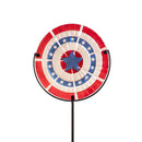 Patriotic Glass Garden Stake