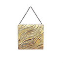 6x6 Hanging Textured Metal Decor