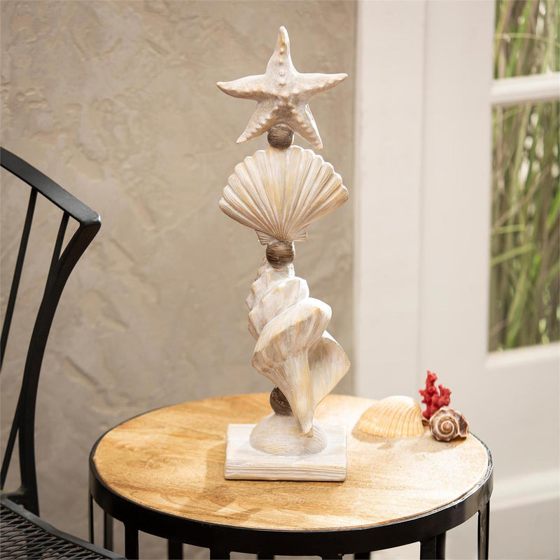 3 Tier Seashell Statuary