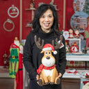 LED Joyful Reindeer Statue,84g5358