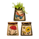 Garden of Wonder Planter, Pocket Planter, Ceramic Mini Wall