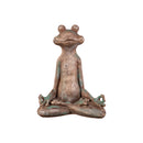 Yoga Frog Resin Statuary, 13"H